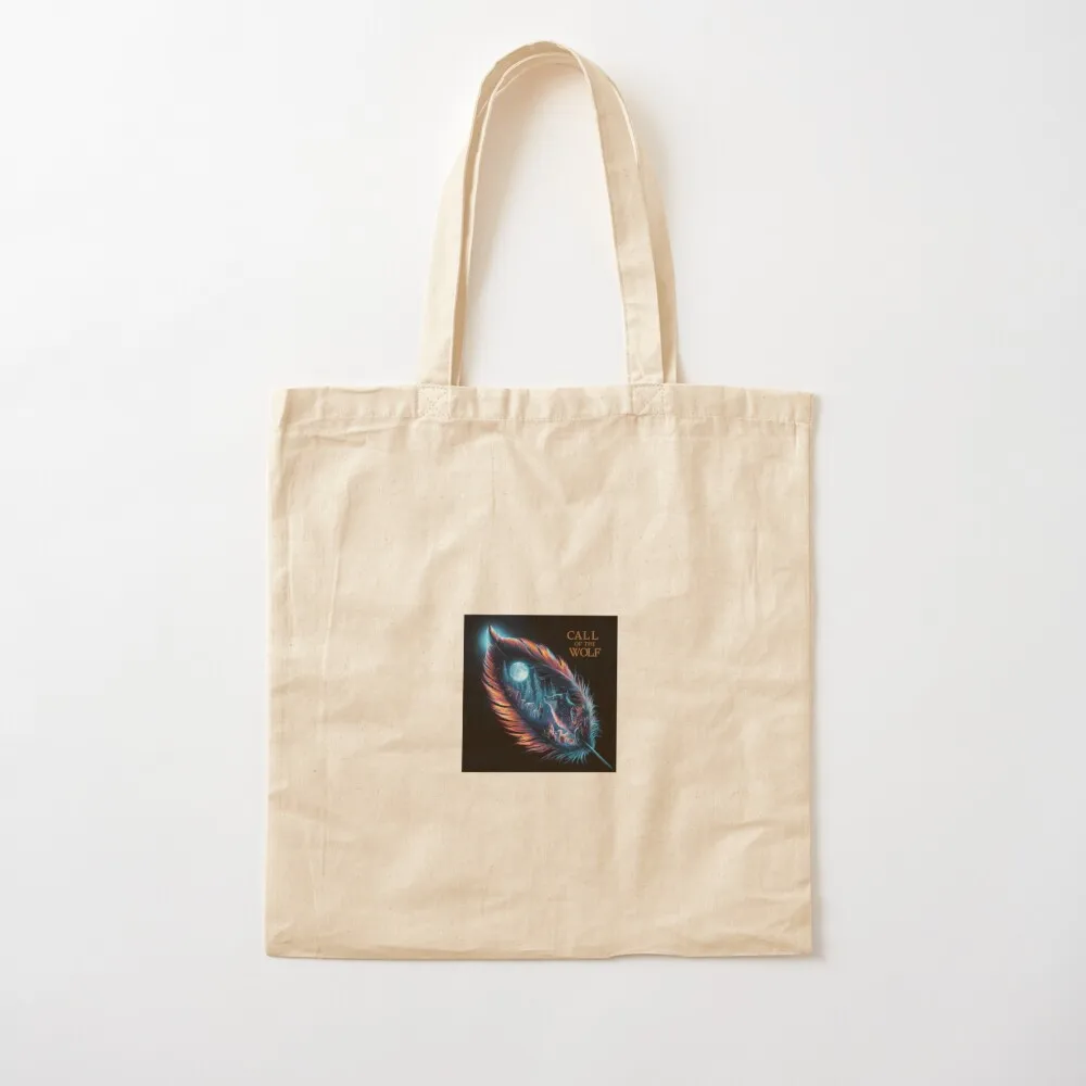 Call of the Wolf - Unisex T-Shirt Tote Bag tote bag screen the tote bag hand ladies