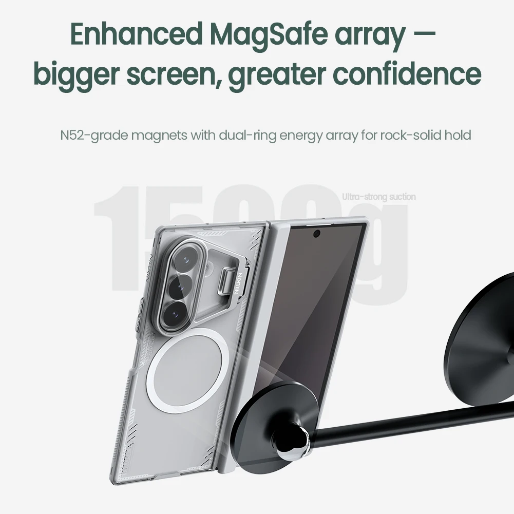For Samsung Galaxy Z Fold 8 Ultra 5G Nillkin Case for Magnetic Iceblade Prop Fold With Camera Stand Lens Protection Phone Case