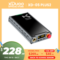 XDUOO XD05 PLUS 2 Portable DAC Headphone Amplifier AK4493SEQ PCM384KHZ/DSD256 MQA Bluetooth 5.1 UAC1.0/UAC2.0 Decoder Amplifier
