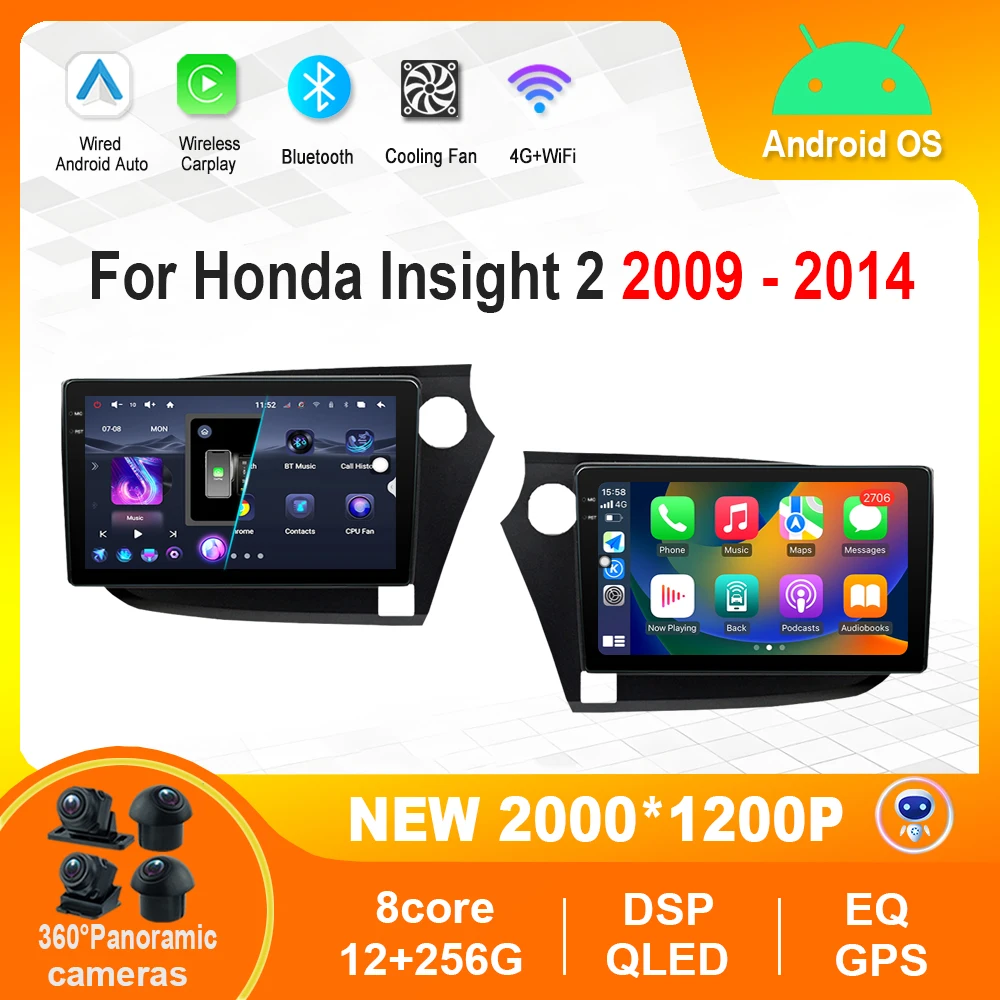 

Left Right Hand Drive for Honda Insight 2 2009 - 2014 Intelligence Android 4G GPS Navi HD Screen Video Multimedia Player