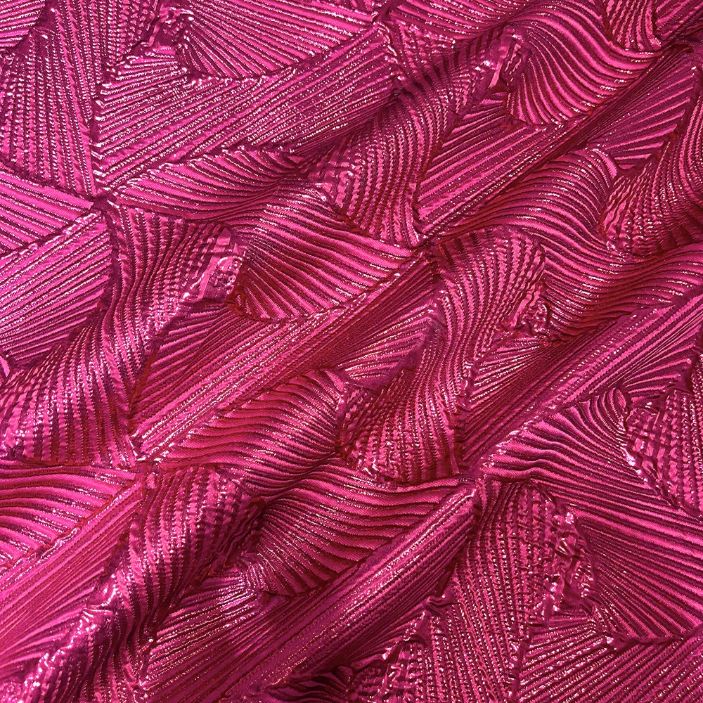 High Quality 5 Yards Jacquard Lace Fabric French Brocade for DIY Home Decor Wedding Quilting Curtains Fabric view 6