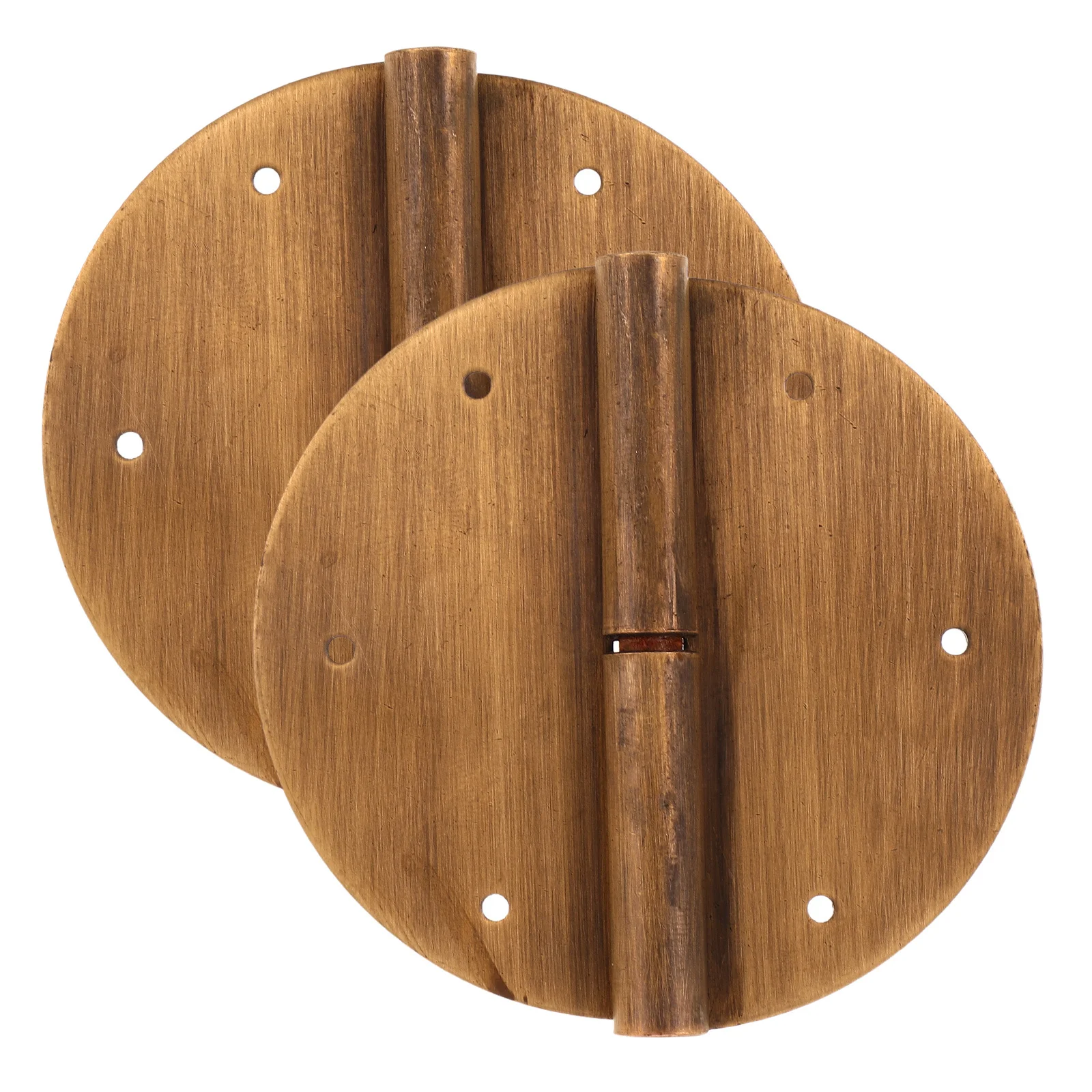 

2pcs Heavy Duty Brass For Cabinet Closet Doors Vintage Ball Bearing Smooth Operation Home Decor Crafts Chinese Style Wardrobe