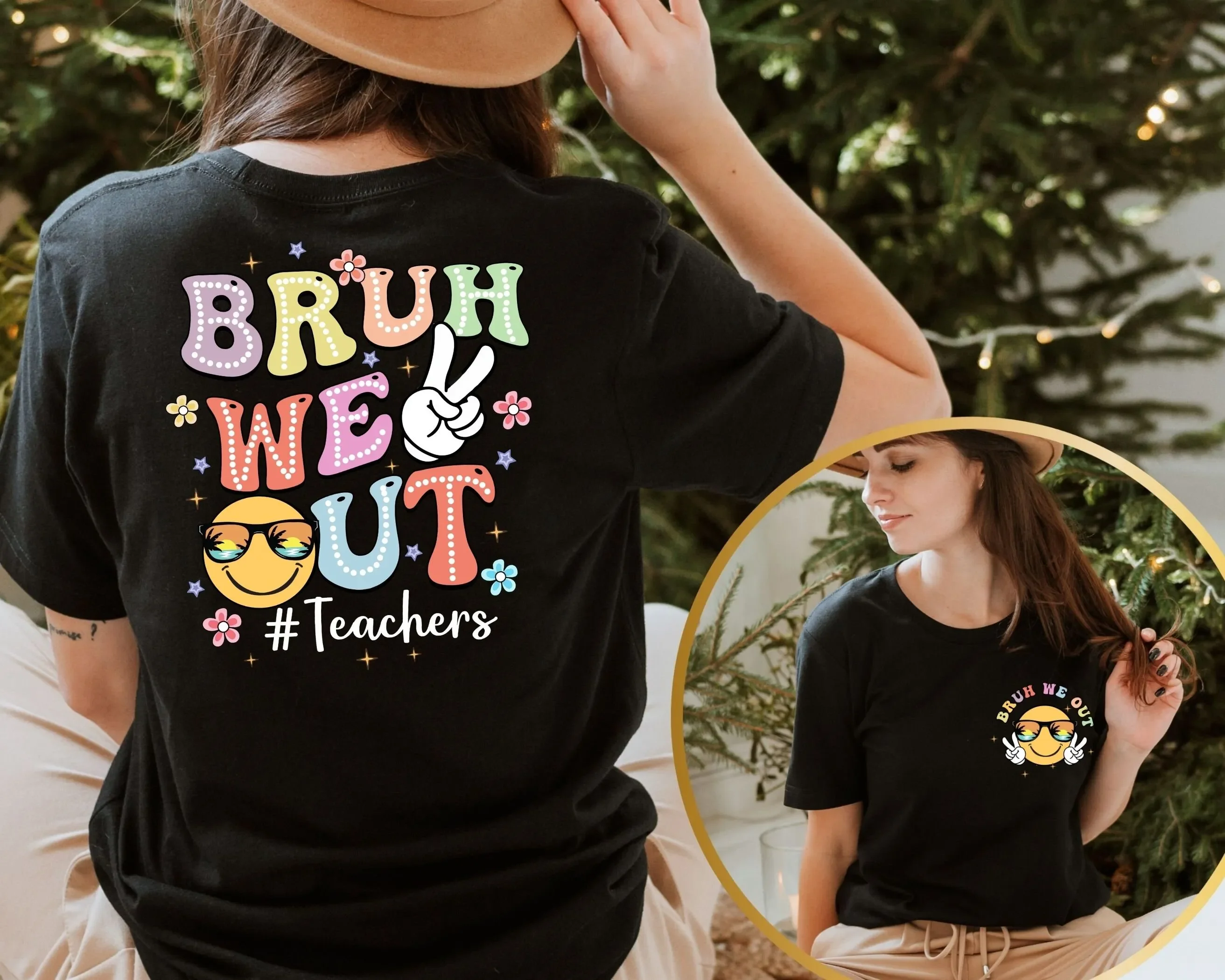 T-shirt d'enseignant : C'est la dernière journée d'école, on est dégagés ! – Cadeau amusant de remerciement