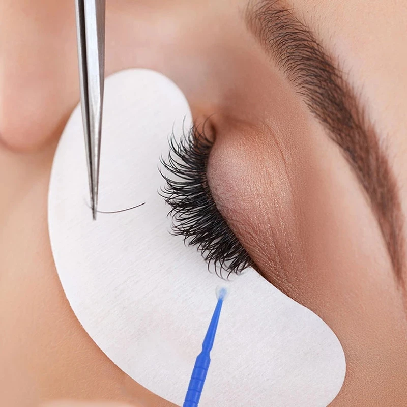 100 pz Usa E Getta Micro Pennello Mascara Bacchette Applicatore Lash Rimozione Tampone Microbrush Estensione Ciglia Pennelli Trucco Strumenti