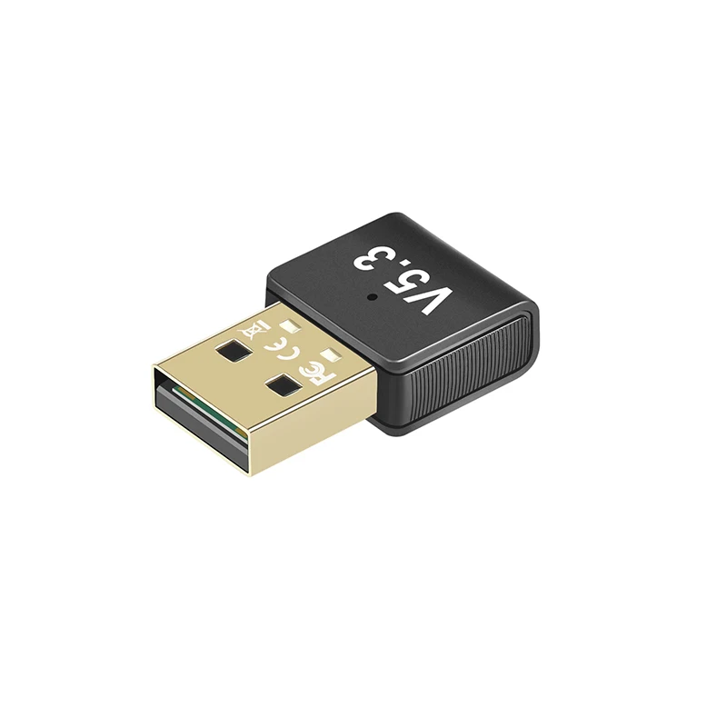 블루투스 동글 BT5.3 컴퓨터 USB 외부 어댑터 무선 연결 이어폰 스피커 마우스 게임 그립 프린터 휴대 전화