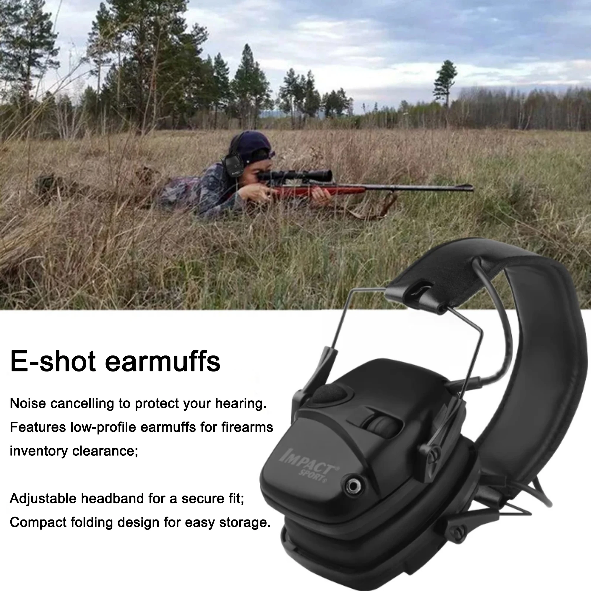 Headset Anti-Noise untuk Olahr - Earmuffs Foldable ulasan dan harga