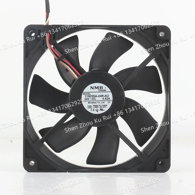 

11925SA-24R-AU NMB 12025 24V 4-wire 0.62A 12CM High-performance Fan for Large Airflow Volume
