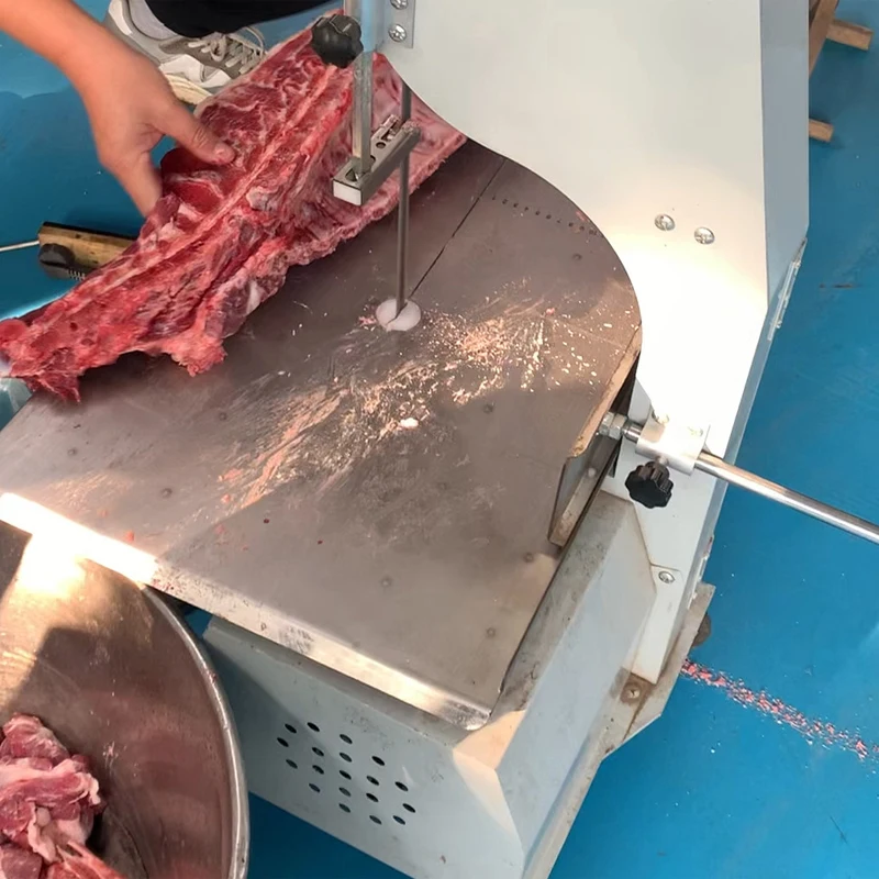 Automatic Electric Meat Cutter Machine Fresh Frozen Goat Fish Pork Cow Meat Bone Saw for Cutting New Condition