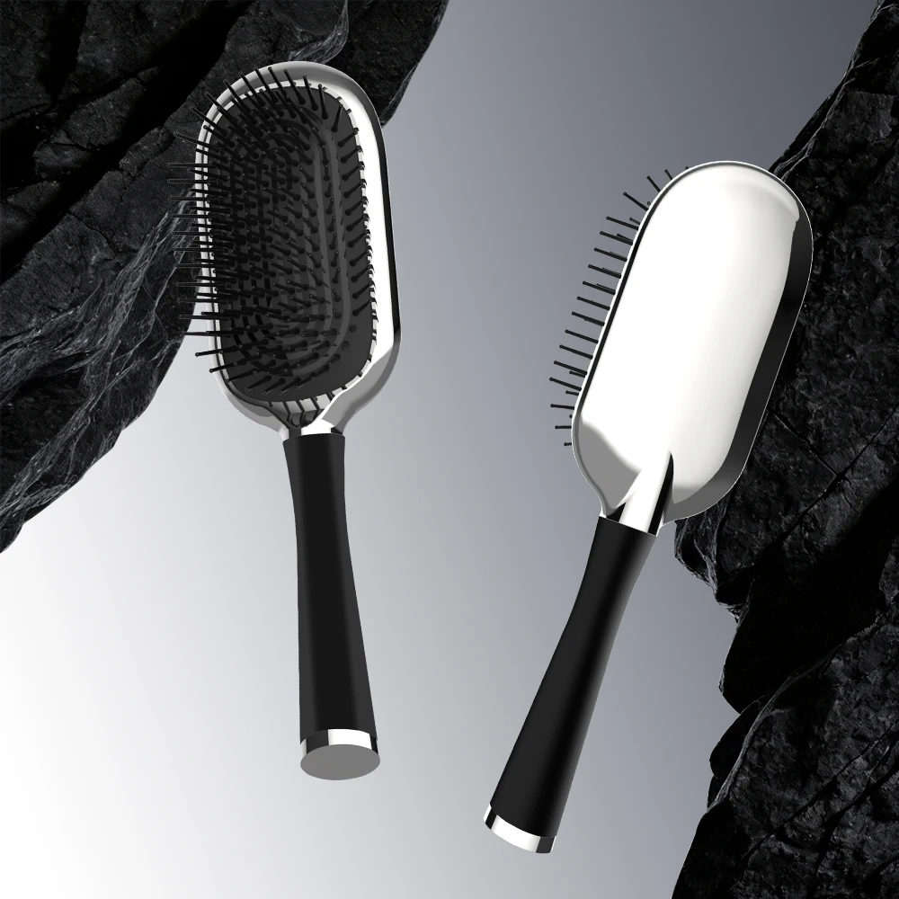 Fluffy Air Cushion Hair Brush Hair Steel Needle Comb Scalp Massage Ergonomic Professional Hair Straightening Styling Tools