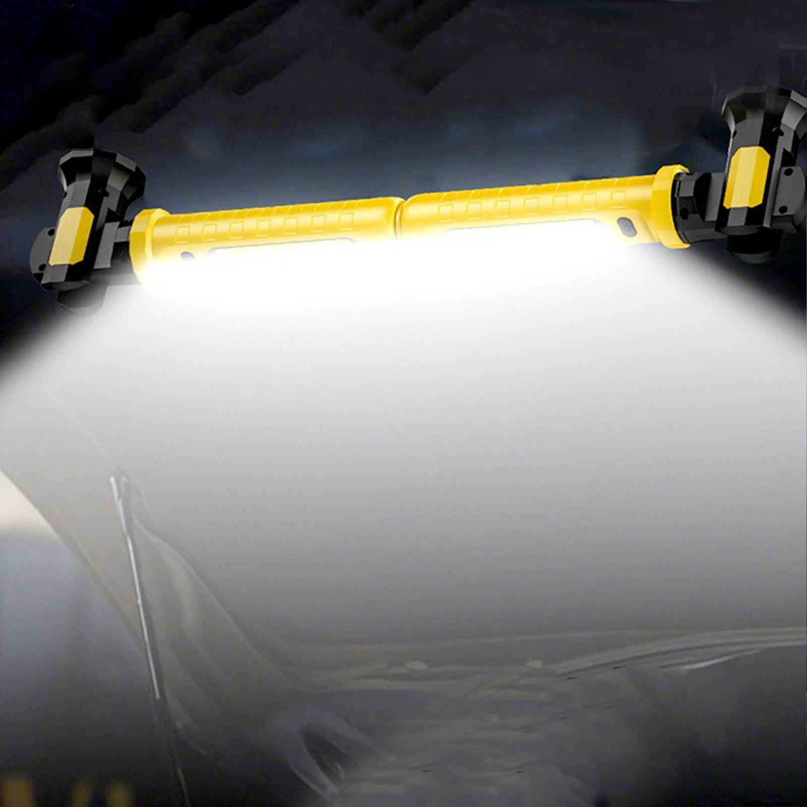 

Magnetic Work Light 4000mAh Rechargeable Underhood Work Light 2000LM with Hooks for Car Repairing/Garage/Workshop/Emergency