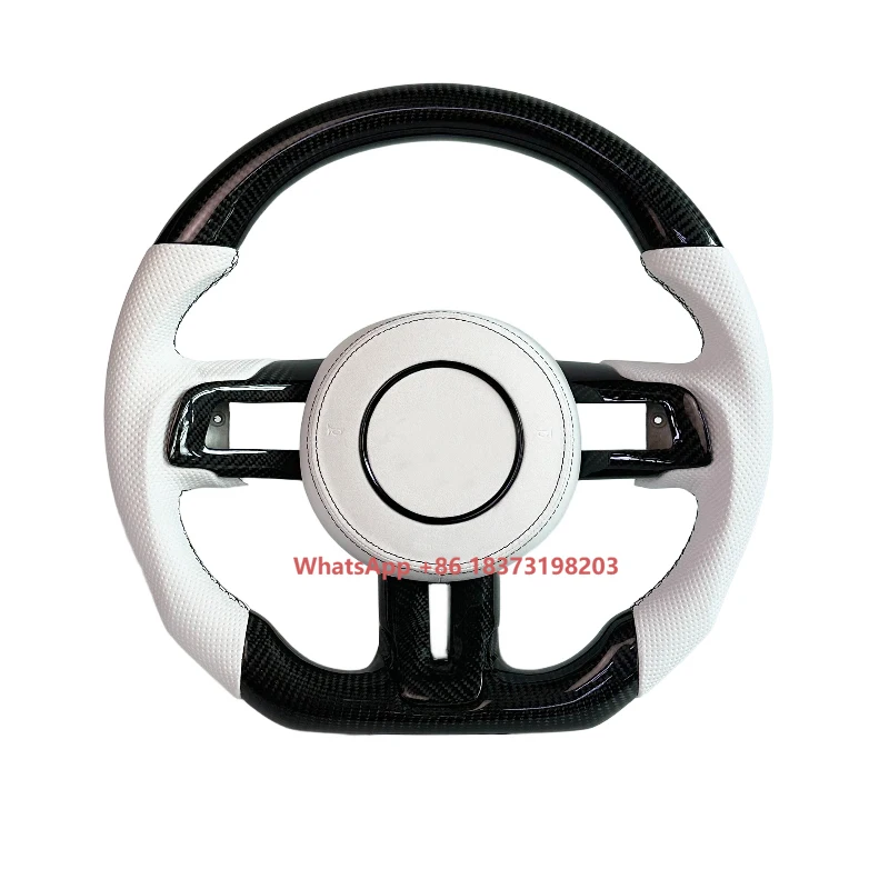 

Suitable for Mustang 2015 2016 2017 2018 2019 2020 2021 2023 2022 Carbon Fiber Custom Sports Style Steering Wheel