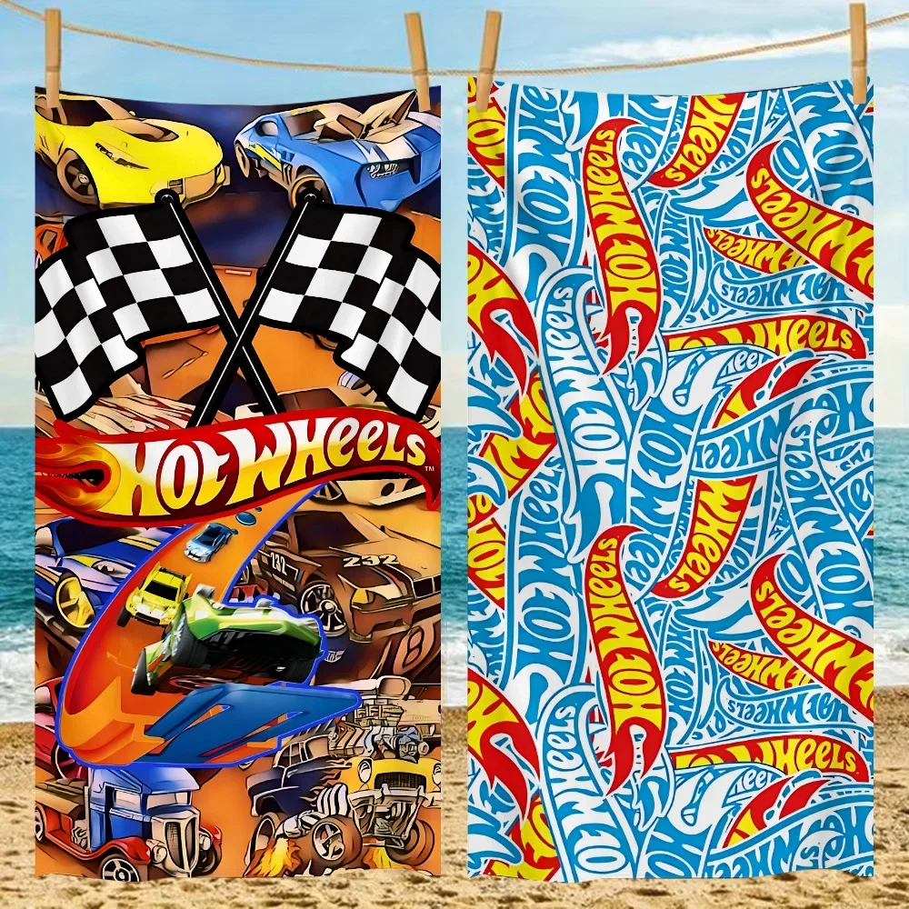 Hot Wheels Beach Towel Microfiber Sand Free Quick Dry Soft Sandproof Pool Towels Gift for Women Travel Gym Shower Camping