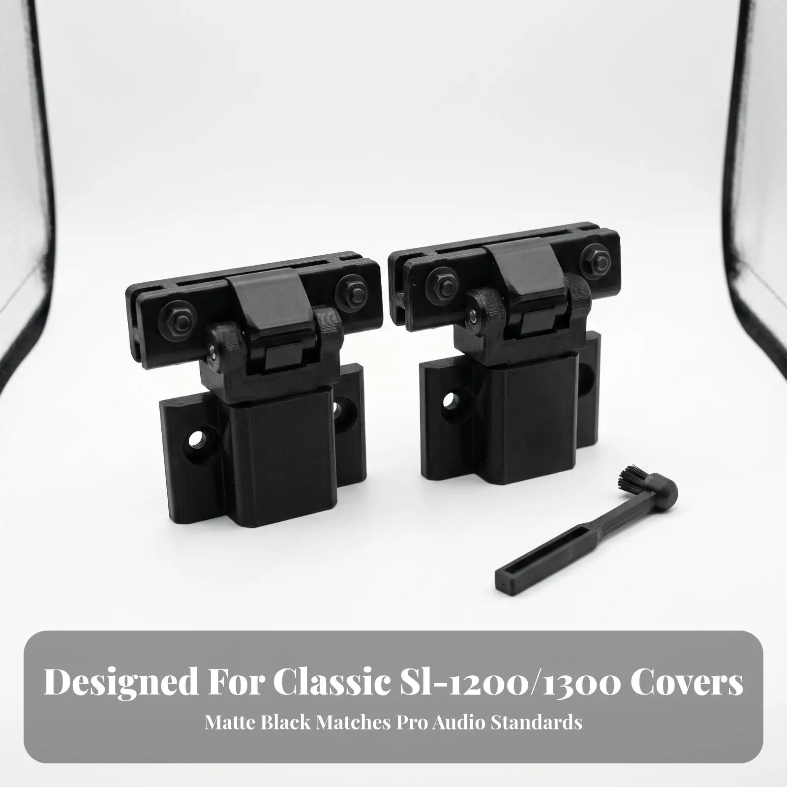 Replacement Turntable Hinge Set for Technics SL1200 SL1300 Dust Cover Lid Spring Pair Repair Part