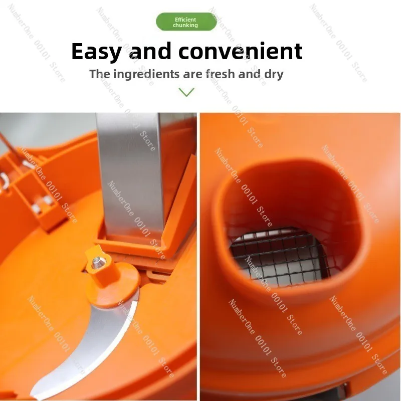 Hand-operated multi-functional vegetable dicing machine, commercial carrot shredder
