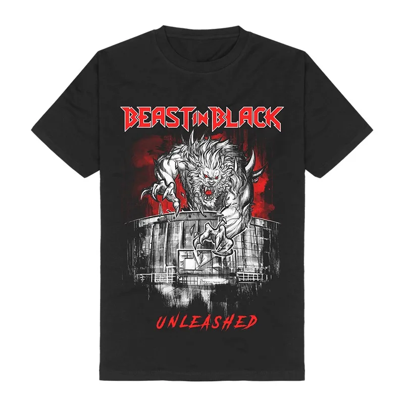 Hot Battle Beast Finnish Heavy Metal Band Dark Gothic Rock American Loose-fit Men's T-shirt