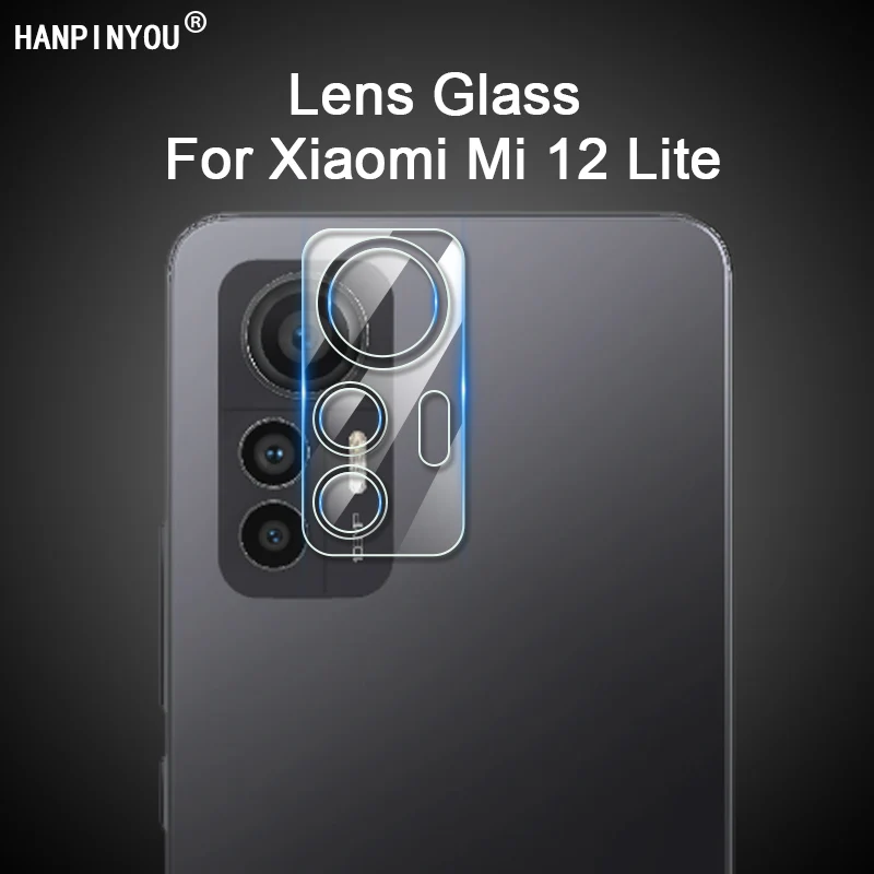 10Pack For Xiaomi Mi 12 Lite HD Clear Ultra Slim Back Rear Camera Lens Cover Protector Soft Tempered Glass Guard Protective Film