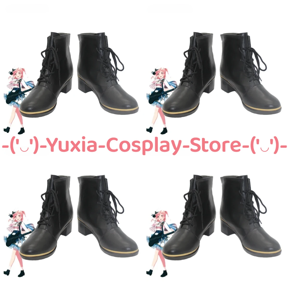 

Юксиакосплей! BanG Dream Hiromachi Nanami, обувь для косплея, реквизит для персонажей аниме, ботинки из искусственной кожи, карнавальный костюм на Хэллоуин