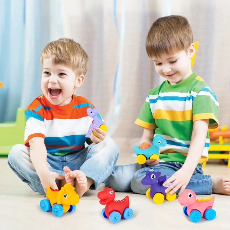 Mini-sturzsicheres Tier ohne Kanten verschiebbar, Cartoon-Emaille-Auto für Kinder, Emaille-Auto, das im Wasser spielt, Baden, Babyspielzeug