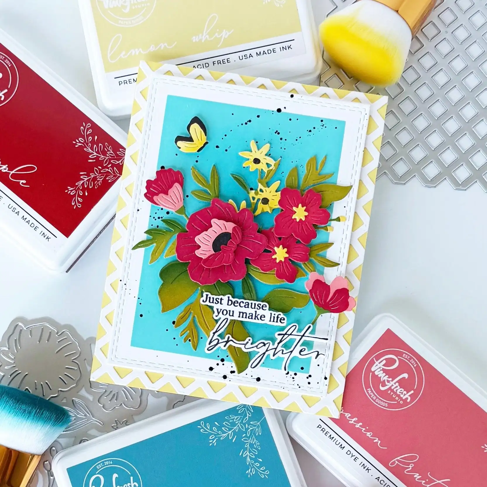 Pink Golden Poppies Daydream Celebrate in Blooms Whispering Daffodils Stamp Dies Stencil DIY Florals Notion Story Lace 2026April