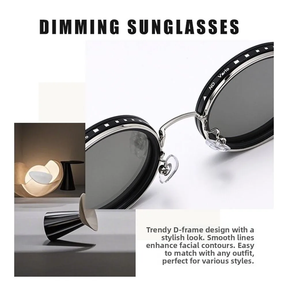 

Fashion ND2-400 Adjustable Dimming Glasses 9 Level ND Filter Polarized Sunglasses UV400 Sun Glasses Outdoor