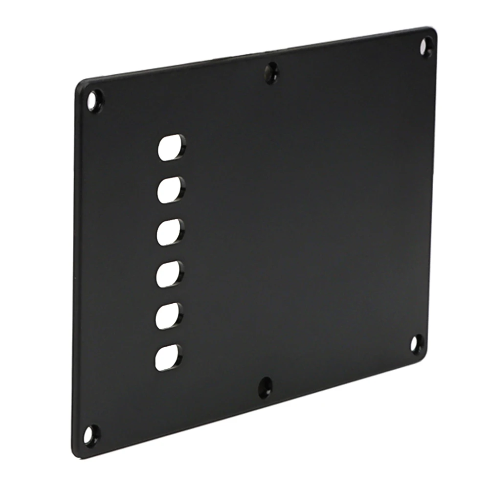 

6 Holes Backplate Electric Replacement Neck Plate Rear Tremolo Cover Durable Plastic Guitar Protective Plate For