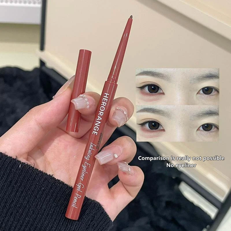 10가지 색상 아이라이너 펜슬 방수 오래 지속되는 블랙 쉽게 바르는 아이섀도우 컨투어 스틱 눈꺼풀 메이크업