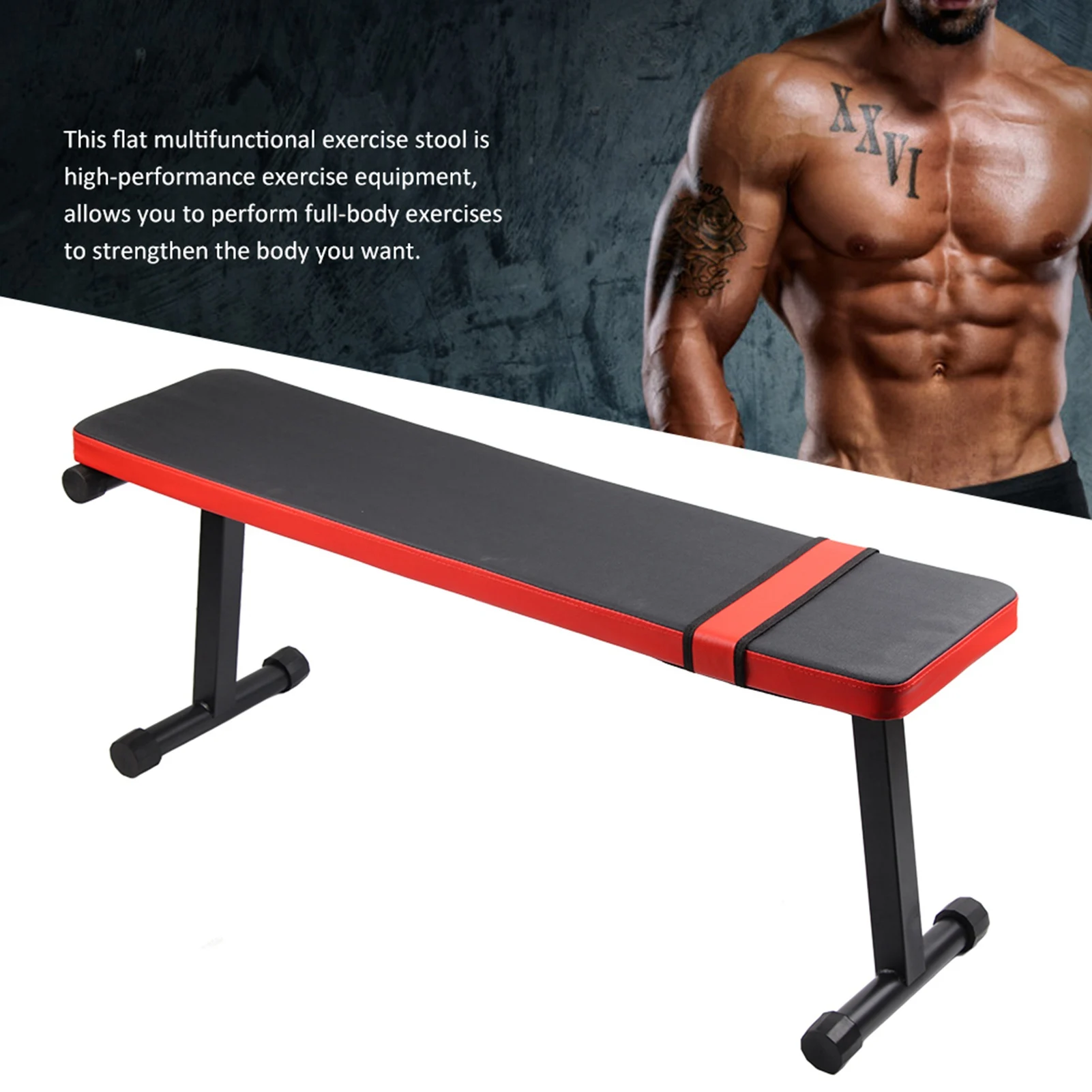 High Quality Dumbbell Weight Lifting Fitness Flat Stool Equipment Heavy Structure