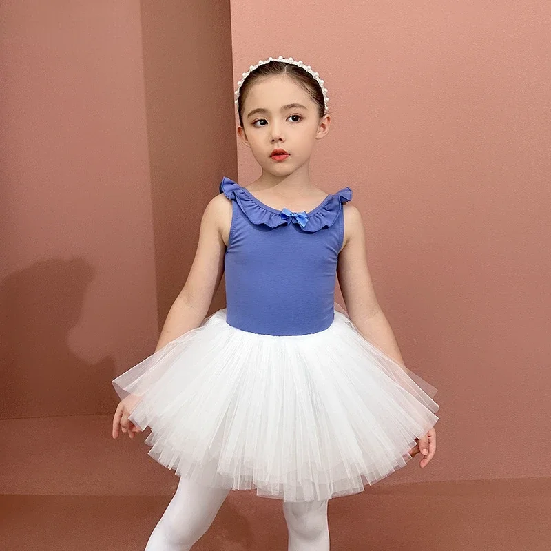 Kids Ballet Leotard Dance Wear Child Bodysuit Dance Costume Gymnastics Leotard Dance Party Dress Performance Ballerina Costumes