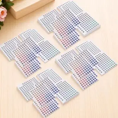 

1600Pcs Qc Passed Stickers Waterproof Sun Resistant for Shipping Tags Warehouse Supplies Color Coded Status Identification
