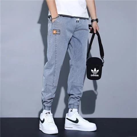

Loose Men's Jeans Harlan Style Casual Pants Spring Autumn Seasonal Long Trousers Fashionable Student Wear Versatile Comfortable