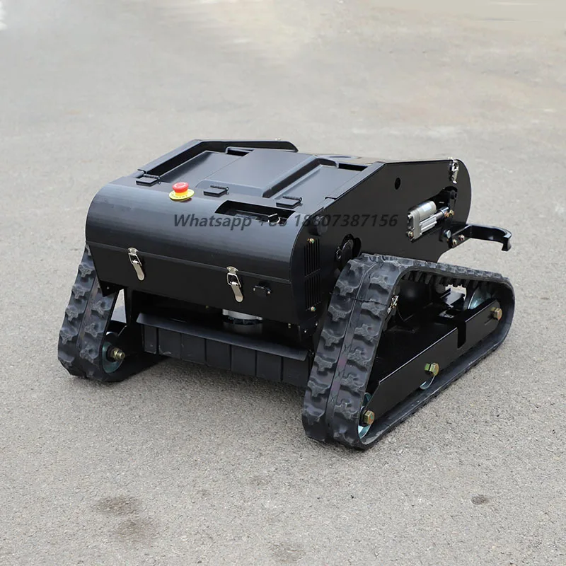 CE EPA Approved All Terrain RC Grass Cutter Garden Crawler Remote Control Robot Lawn Mower