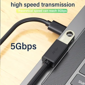 USB 3.0 Extension Cable Male에서 여성 5Gbps 데이터 코드 USB3.0 Extender for PC PS3 노트북 U 디스크 스마트 TV USB 케이블 확장 12 최고의 판매 USB 케이블 확장 -111