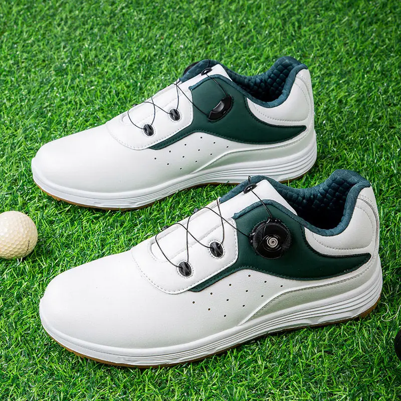 Sepatu Golf, sepatu Golf pecinta olahraga luar ruangan sepatu kasual ukuran besar