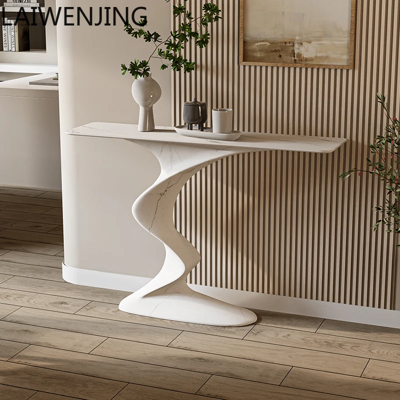 

MJY Home Furnishing Light Luxury Entrance Table Entrance Hall Entrance Table Living Room Decoration Cabinet against the wall
