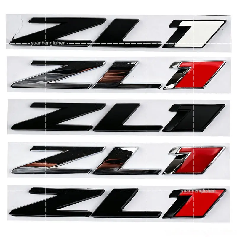 Car Rear Trunk Emblem Sticker For Chevrolet ZL1 Logo Camaro Cavalier Onix Cruze Aveo Silverado Side Decal Refit Decoration