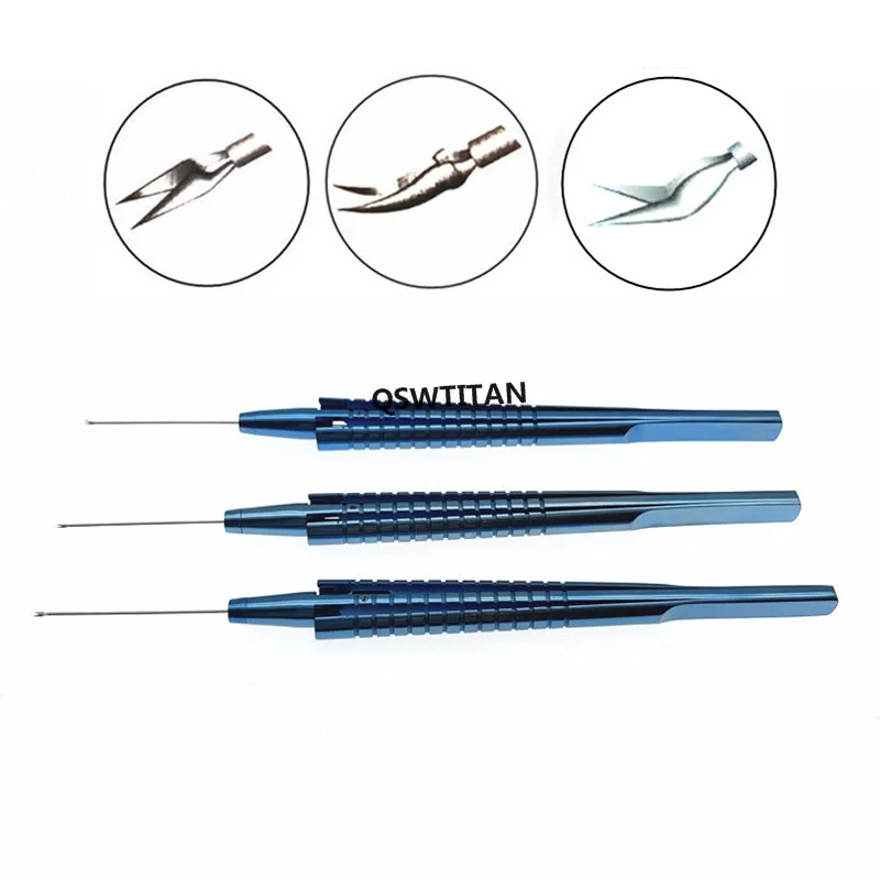 Imagem -06 - Retina Capsulorhexis Pinça Tesoura Lente Intraocular Pinça Oftálmica Micro Instrumentos Cirúrgicos Peças