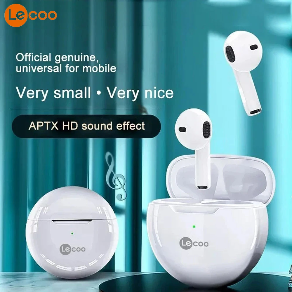 Original Lecoo EW305 TWS Earphone Wireless Bluetooth 5.1 Headphone Mic Waterproof Sport Headsets Noise Reduction Earbuds