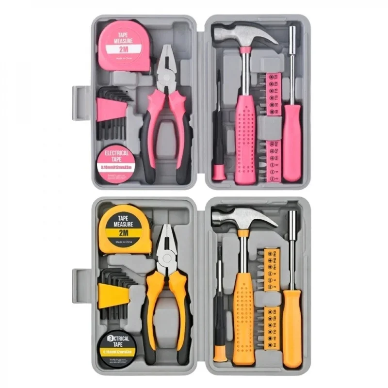Q9QD Household Repair 24Pcs with Detail Screwdriver Set, Carry  and Daily Maintenance Support  Indoor Use