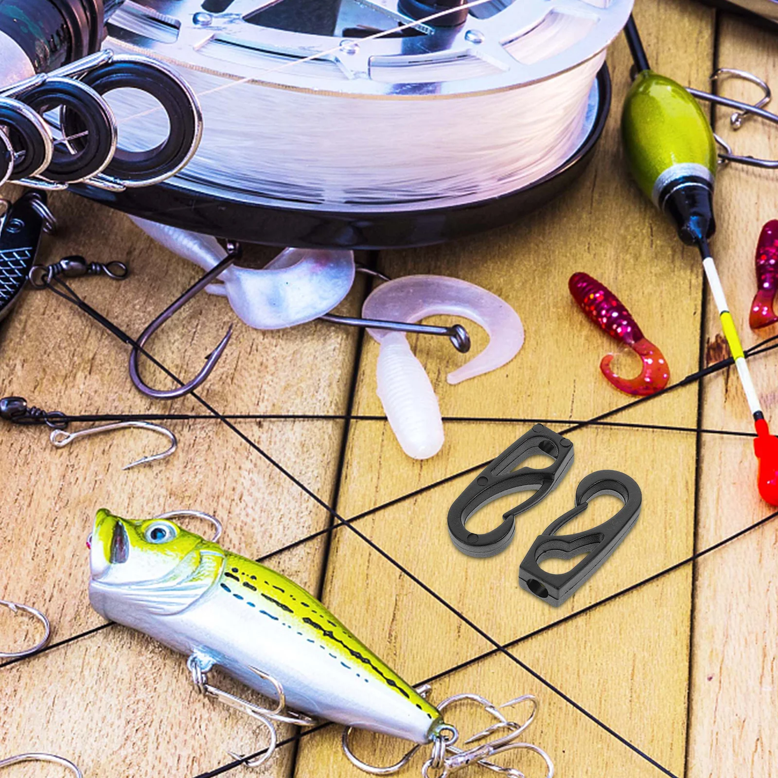 

10Pcs Kayak Bungee Cord Clips Durable Plastic Elastic Rope Buckles for Canoe Boat Accessories Outdoor Water Sports