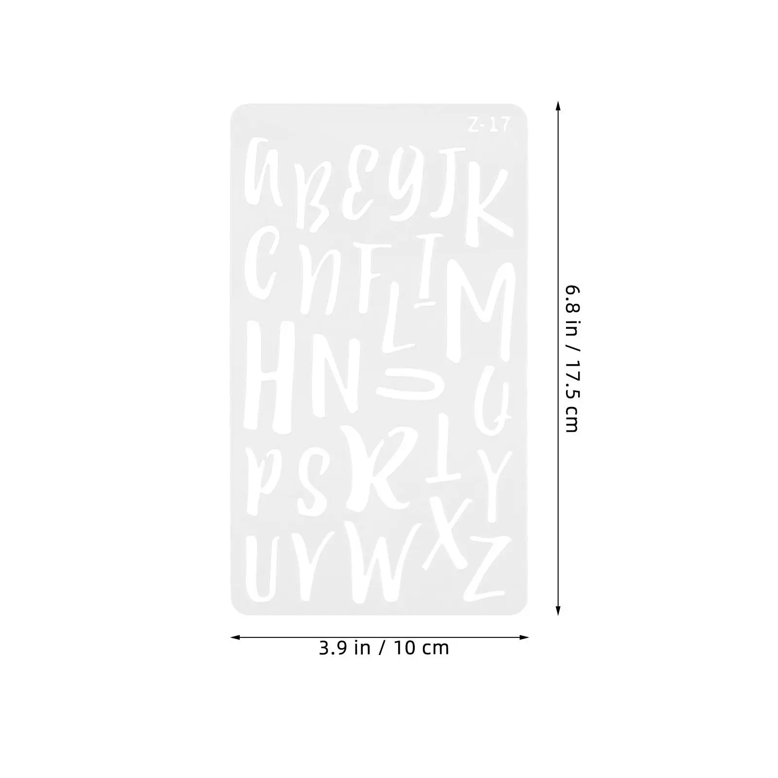 20Sheets Letter Stencils Pet Reusable Alphabet Stencils for Journaling Scrapbooking DIY Crafts Painting Calligraphy Drawing