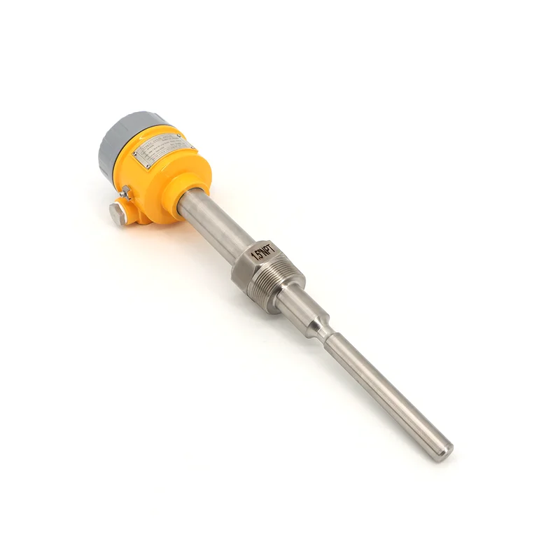 

Высокотемпературный виброустойчивый одножильный уровнемер для измерения высоких и низких уровней порошков в силосах