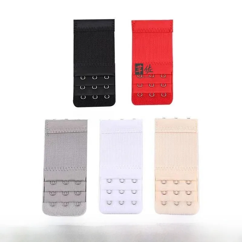 Small Three-Row Button Extended Long Bra Strap Buckle Underwear Elastic Chest Button 13cm Nylon Material Summer Season