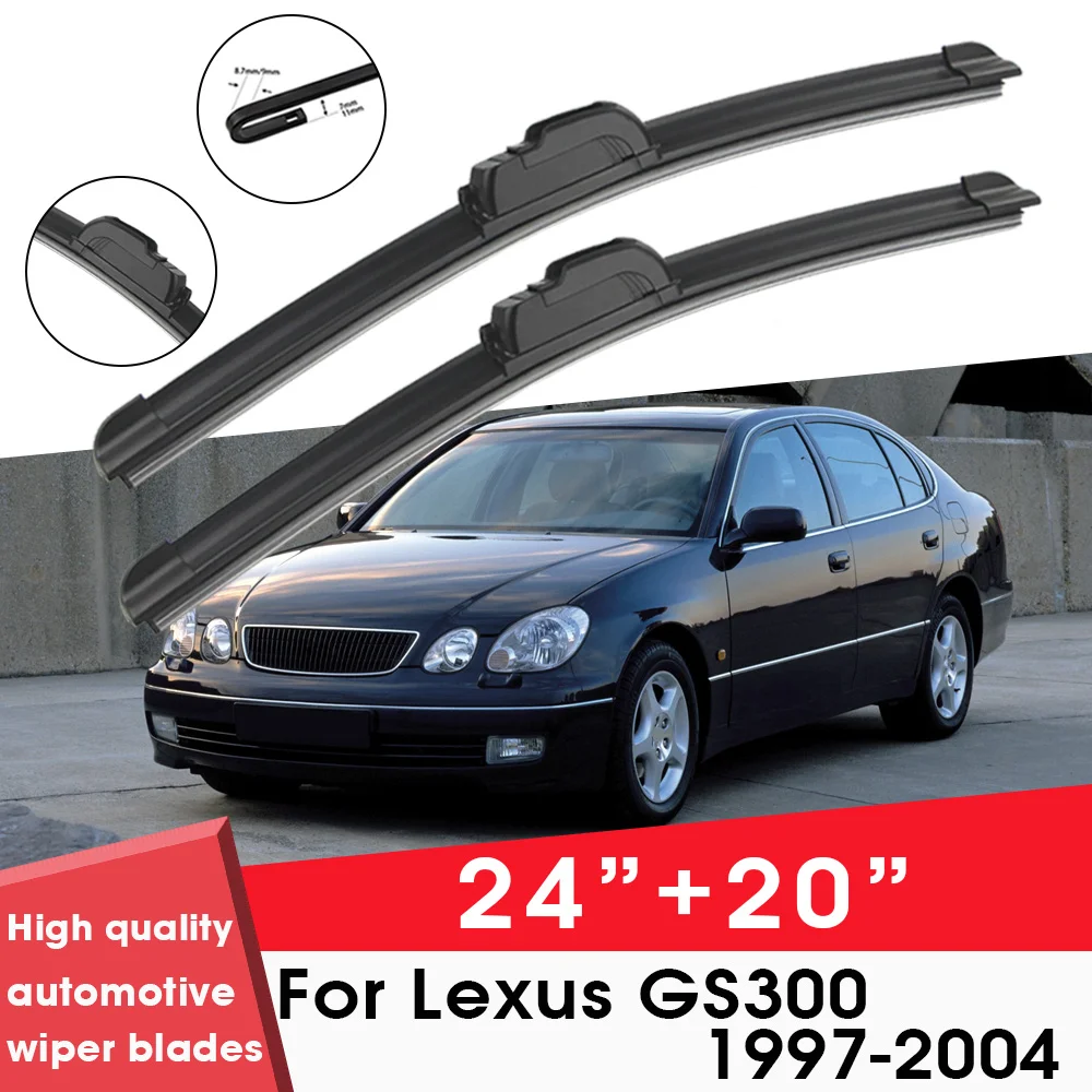 

BEMOST Car Wiper Blades Front Window Windshield Rubber Refill wiper For Lexus GS300 1997-2004 24"+20" Car Accessories