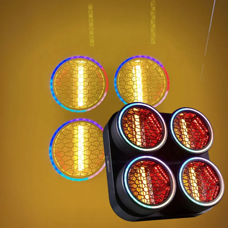 4-Eye Audience 4X50W Blind Light Audience Retro Light Emitting Diode Church Wedding Parking Light