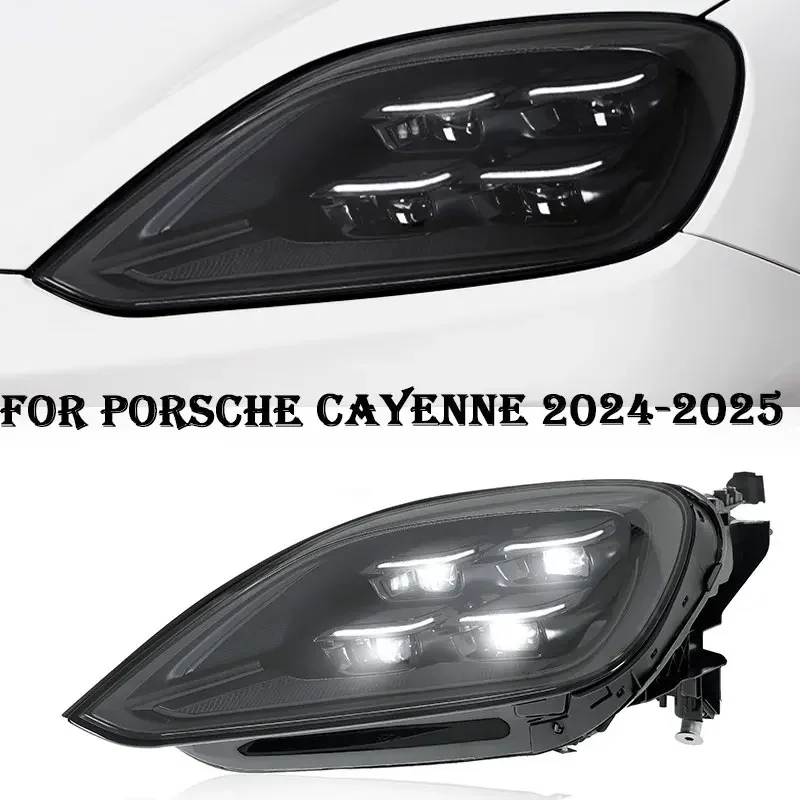 

Headlights for Porsche Cayenne LED Headlight 2024 2025 Headlights Cayenne DRL Turn Signal High Beam Angel Eye Projector Lens