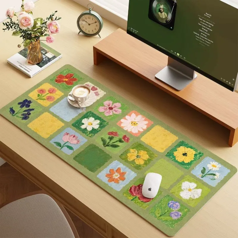 oversized mouse pad simple boys and girls e-sports game office  thickened wrist guard computer desk mat