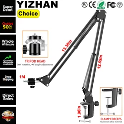 Foldable Stands & Stages For Industrial Video Microscopes PCB Quality Inspection Phone Repair Soldering, microscope support