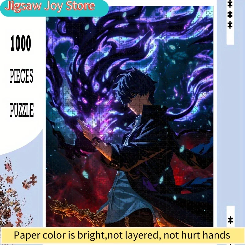 

1 коробка популярных аниме-пазлов 50*70 см/19,7*27,6 дюймов, большой пазл для взрослых, для развлечений и творчества, подходит для домашнего декора