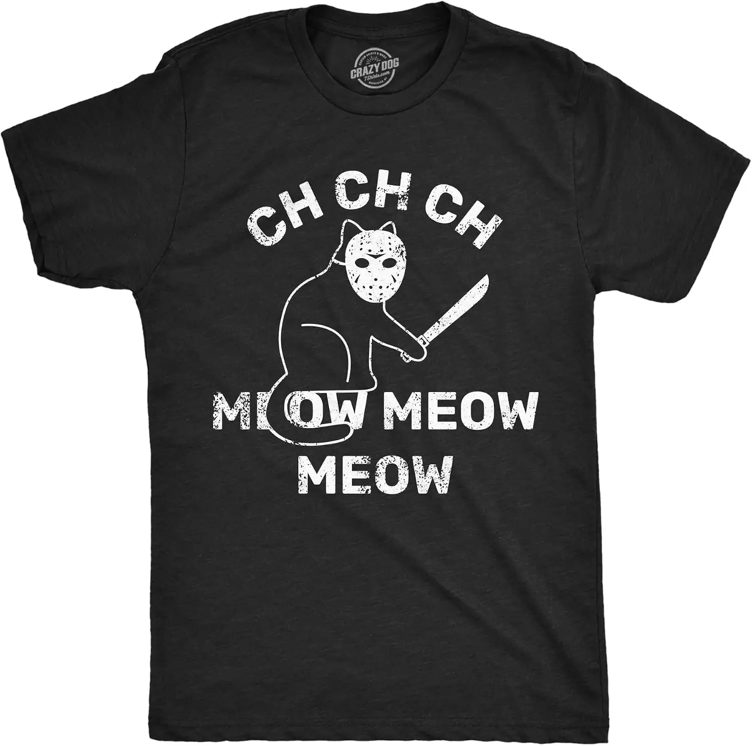 Mens Shirts Ch Meow Killer Tee Men | Funny T Shirts, Halloween Apparel Men, Cool Cat Short Sleeve, Sarcastic, Soft Cotton Blend, Men T Shirt vintage Cat Pattern Graphic Tee, Funny Cat Print Crew Neck Short-Sleeve Top, Casual Daily Wear Men Cotton T-Shirt.