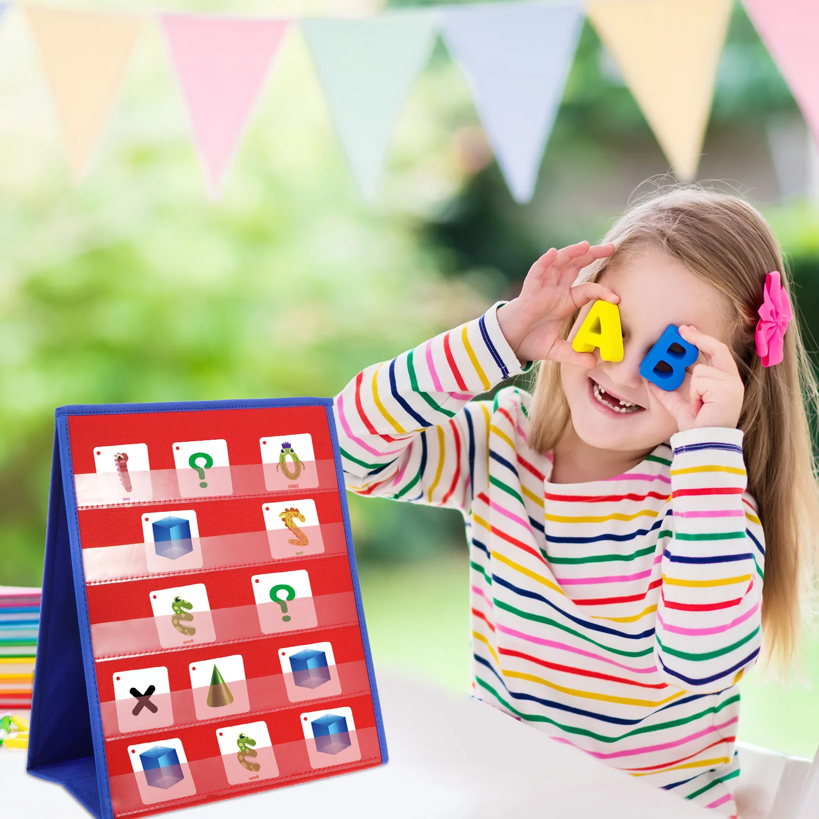 

Digital Display Stand Card Stands for Picture Foldable Double Sided Pocket Portable Top